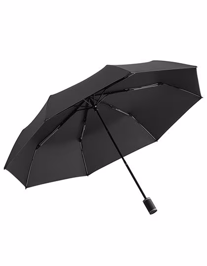 FARE FARE®-Mini Style Taschenschirm Schwarz Windproof, Black/Grey Ø 98 cm, FA5084