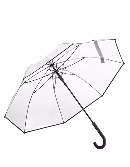 FARE AC-Stockschirm FARE®-Pure mit Automatik, Transparent/Black Ø 105 cm, FA7112