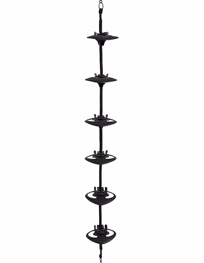 FLEXFIT CapRack 18 Support à Casquettes avec Fermeture Clip, Black One Size, FF008