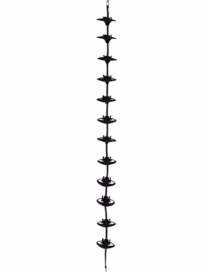 FLEXFIT CapRack 36 Système de Rangement à Casquettes avec Fermeture Clip, Black One Size, FF009
