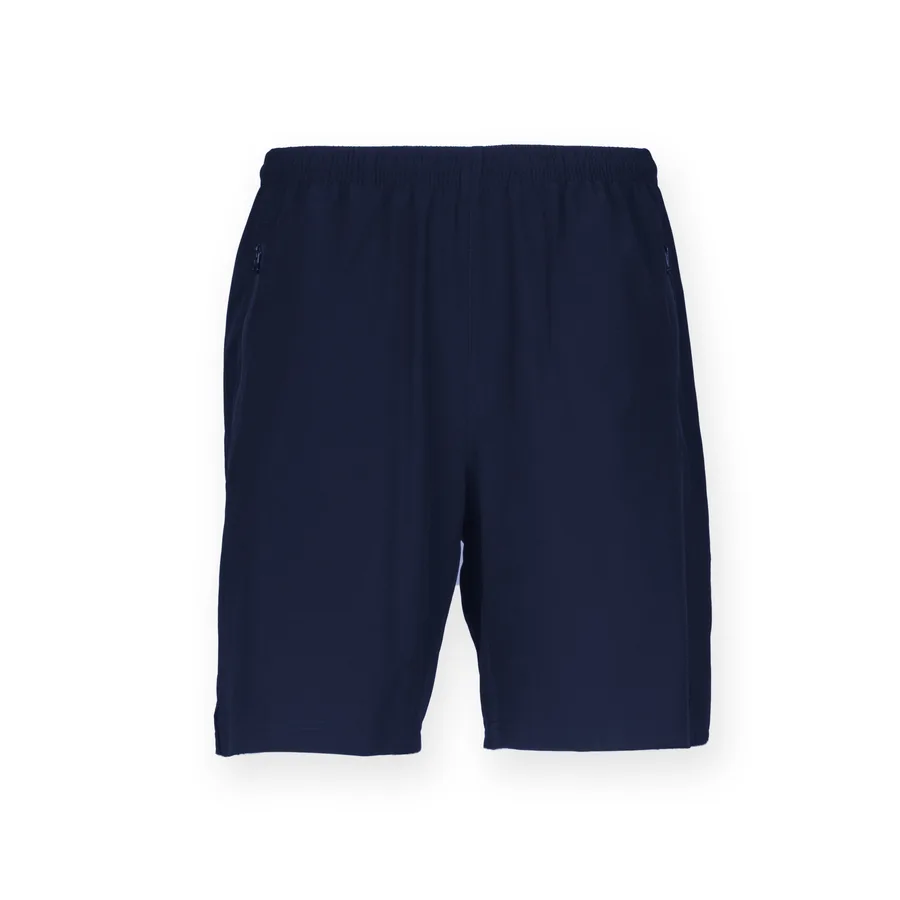 Finden+Hales Stretch Sports Shorts for Adults, Navy M, FH817
