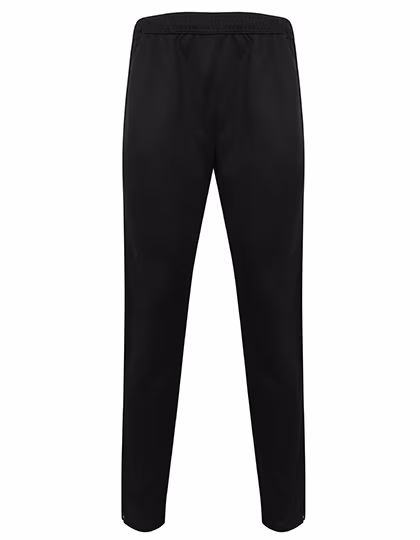 Finden+Hales Pantalon de Sport Ajusté avec Fermetures Éclair, Black L, FH881