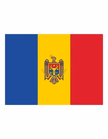 Printwear Moldawien Fahne 90x150 cm Polyester, Moldova 90 x 150 cm, FLAGMD