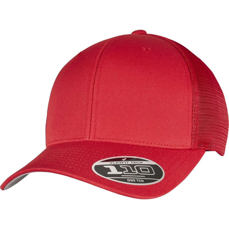 Flexfit 110 Mesh Cap mit Snapback, Black One Size, FX110M