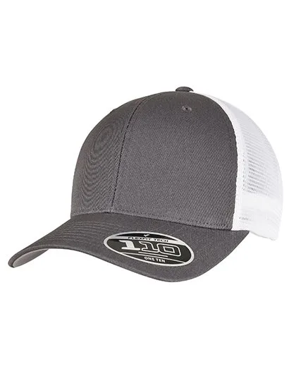 FLEXFIT 110 Mesh Cap with Snapback, Charcoal/White One Size, FX110MT