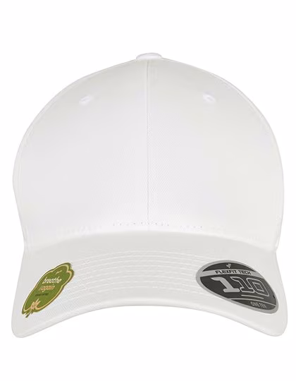 Flexfit 110 Organic Cap with Visor, White One Size, FX110OC