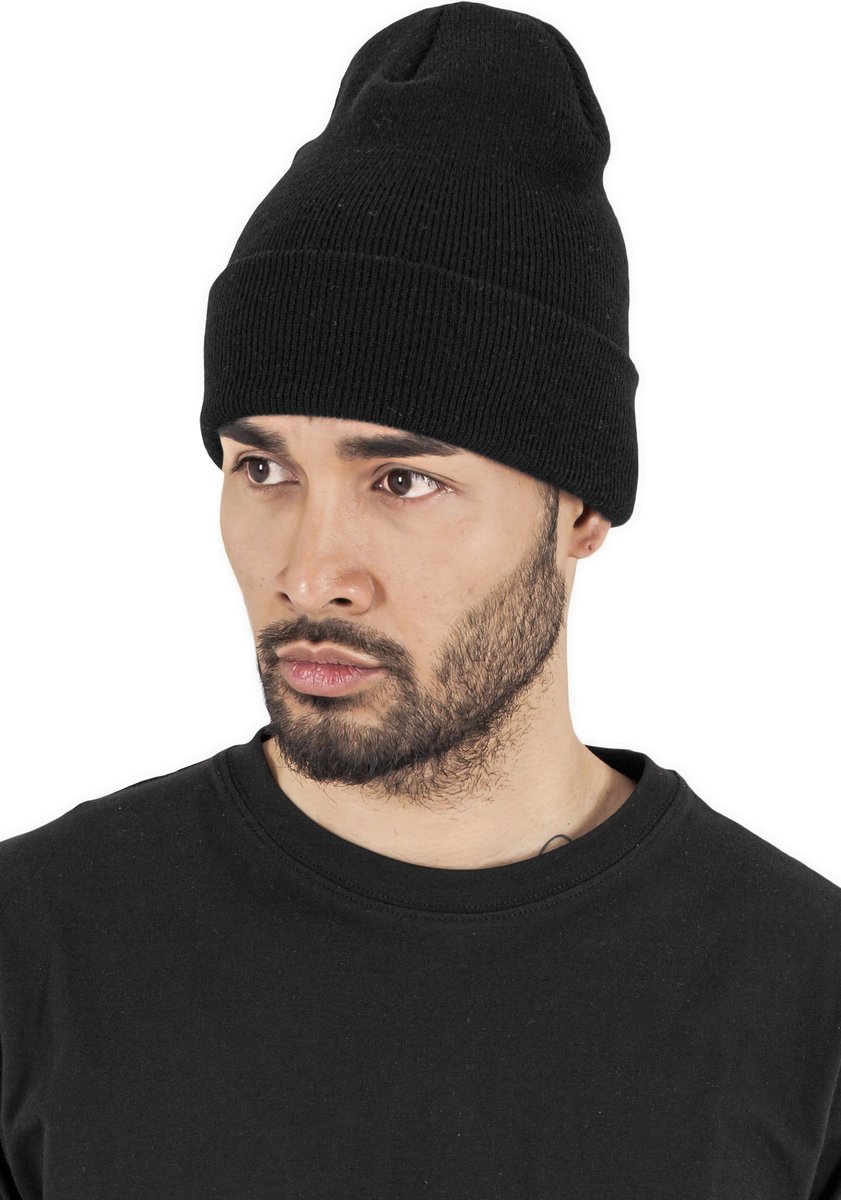 FLEXFIT Heavyweight Long Beanie aus 100% Polyacryl, Maroon One Size, FX1501KC
