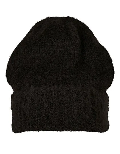 Flexfit Bonnet Acrylique Doux avec Bord Côtelé, Black One Size, FX1503A