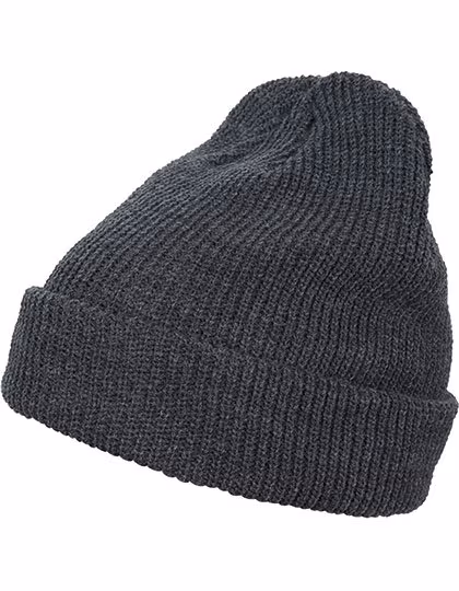 FLEXFIT Extra lange Strick Beanie aus Polyacryl, Dark Grey One Size, FX1545K