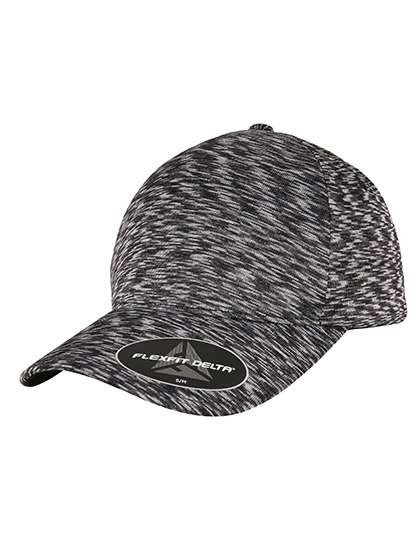 Flexfit Delta Unipanel Cap Polyester, Melange Black L/XL, FX280