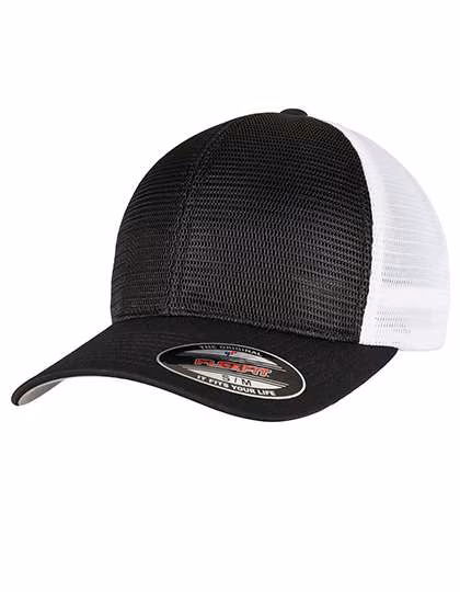 Flexfit 360 Omnimesh Cap 2-Tone, Black/White L/XL, FX360T