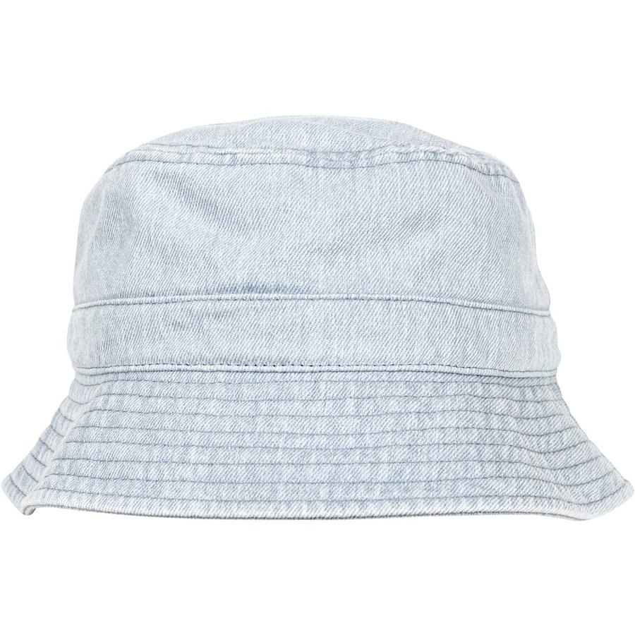FLEXFIT Denim Bucket Hat mit Krempe, Black/Grey One Size, FX5003DB