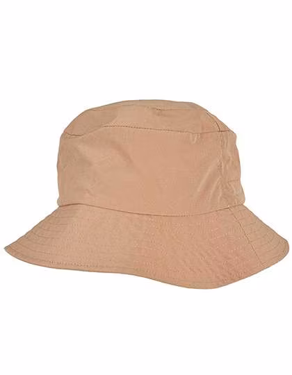FLEXFIT Bucket Hat with Drawstring, Beige One Size, FX5003EA