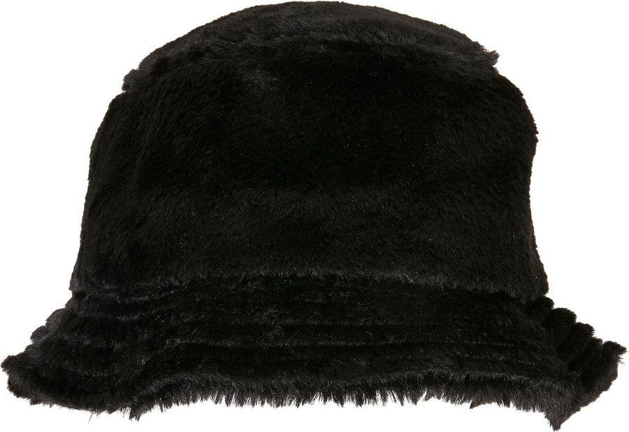 FLEXFIT Cappello a secchiello in pelliccia sintetica nero 372 g/m², Black One Size, FX5003FF