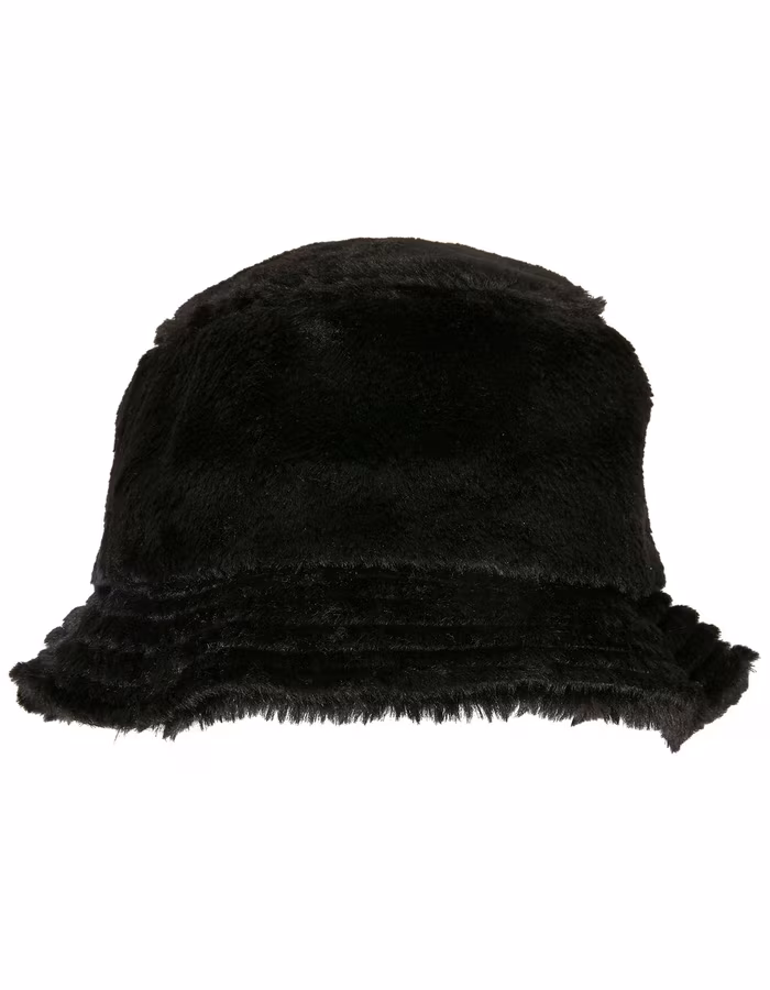 FLEXFIT Faux-Fur Bucket Hat Schwarz 372 g/m², Black One Size, FX5003FF