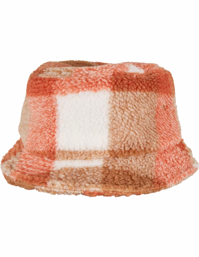 FLEXFIT Sherpa Karomuster Bucket Hat, White Sand/Toffee One Size, FX5003SC