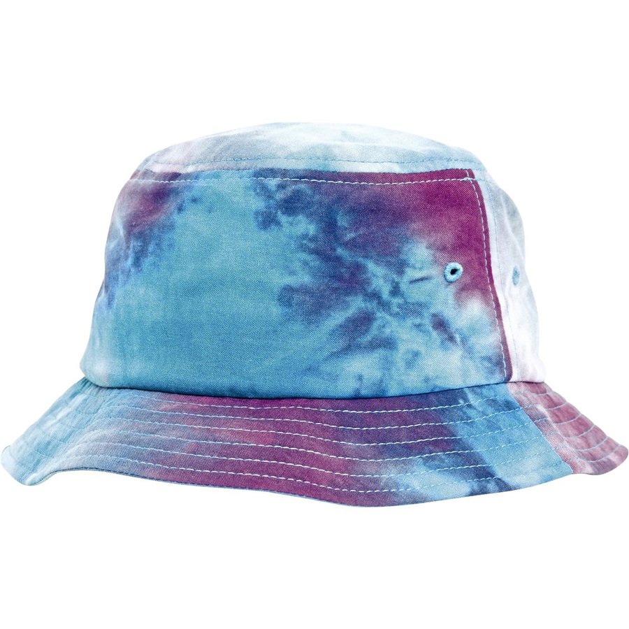 FLEXFIT Batik Bucket Hat mit umlaufender Krempe, Purple/Turquoise One Size, FX5003TD