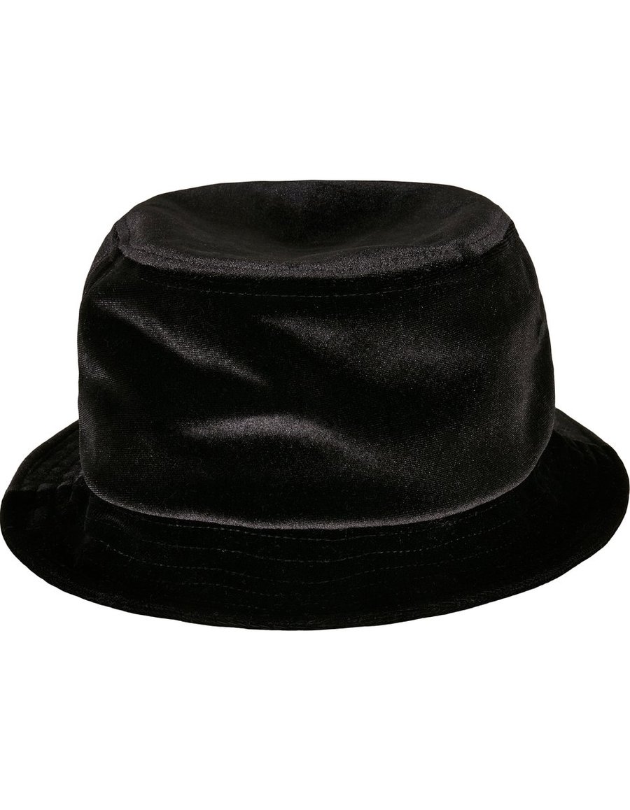 FLEXFIT Samt Bucket Hat mit belüfteten Öffnungen, Black One Size, FX5003VB