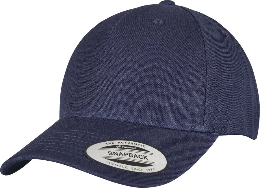 FLEXFIT 5-Panel Snapback Cap mit Curved Visor, Balladblue One Size, FX5789M