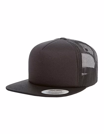 FLEXFIT Foam Trucker Cap mit Snapback-Verschluss, Black One Size, FX6005FF