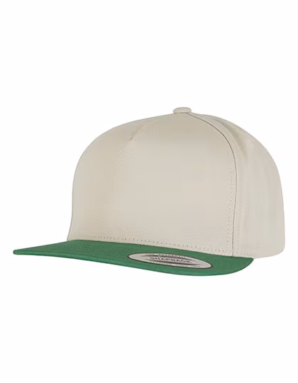FLEXFIT Cotton Snapback Cap with 5 Panels, Red One Size, FX6007
