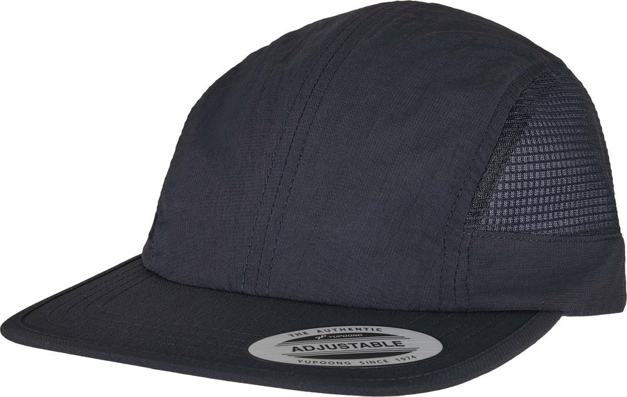 FLEXFIT Nylon Snapback Cap mit Mesh-Einsätzen, Black One Size, FX6088NS
