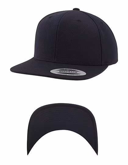 FLEXFIT Snapback Cap aus Wollmischung mit Verschluss, Dark Navy/Dark Navy One Size, FX6089M