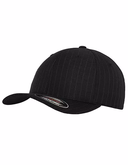 Flexfit Pinstripe Cap mit Gummizug, Black/White L/XL, FX6195P