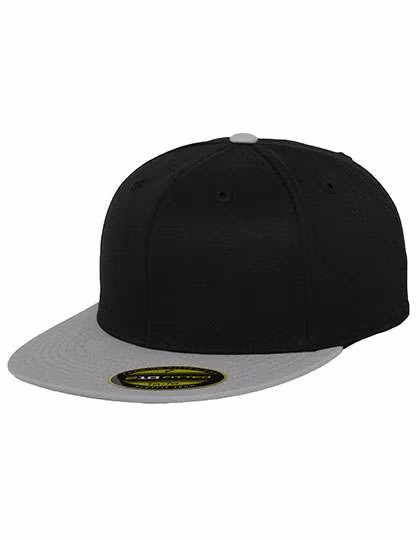 FLEXFIT Premium 210 Fitted Cap in 2-Tone, Black/Grey L/XL (7 1/4 - 7 5/8), FX6210T