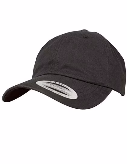 FLEXFIT Peached Cotton Twill Dad Cap, White One Size, FX6245PT