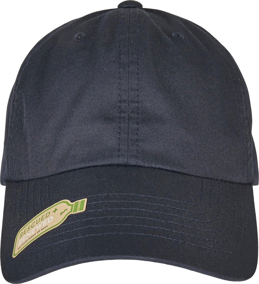 FLEXFIT Nachhaltige 6-Panel Cap aus Polyester, Black One Size, FX6245RP