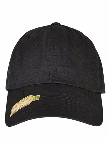 FLEXFIT Sustainable 6-Panel Cap made of Polyester, Black One Size, FX6245RP