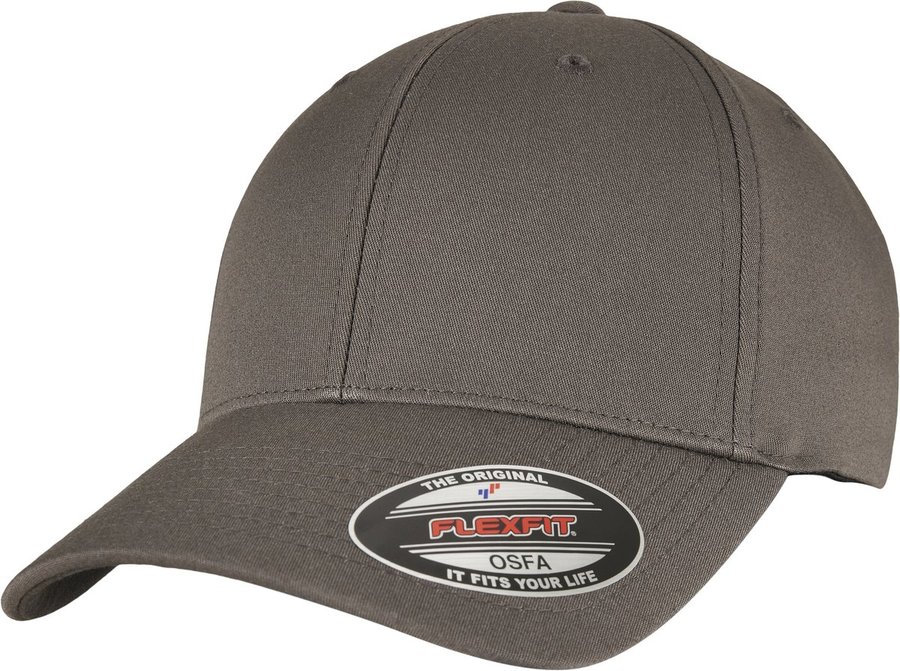 FLEXFIT Alpha Shape Flexfit Cap mit flacher Front, Dark Grey L/XL, FX6277AS