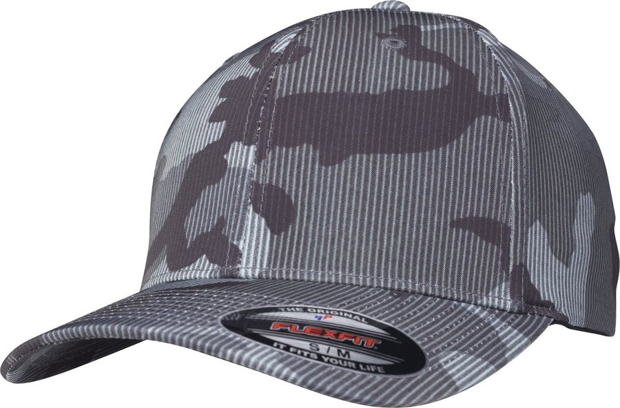 Flexfit Camo Stripe Cap mit 6-Panel-Design, Dark Camo L/XL, FX6277CS