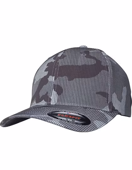 Flexfit Casquette Camo Stripe Design 6 Panneaux, Dark Camo L/XL, FX6277CS