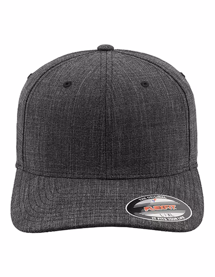 FLEXFIT Feinmelange Flexfit Cap mit 6 Panels, Black L/XL, FX6277FM