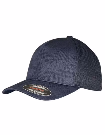 Flexfit Jaquard Camo Cap mit Mesh, Navy L/XL, FX6277JC