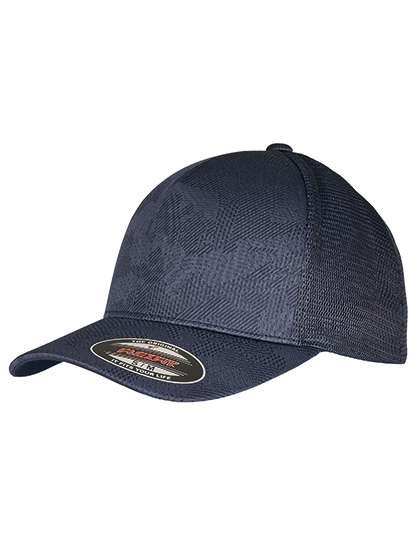 Flexfit Jaquard Camo Cap mit Mesh, Navy L/XL, FX6277JC