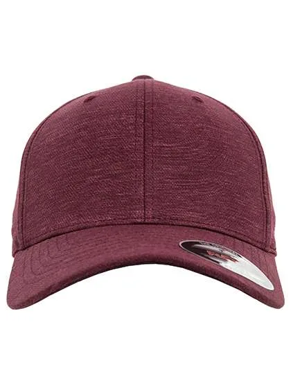 Flexfit Natural Melange Cap con Elastico, Burgundy Melange L/XL, FX6277M