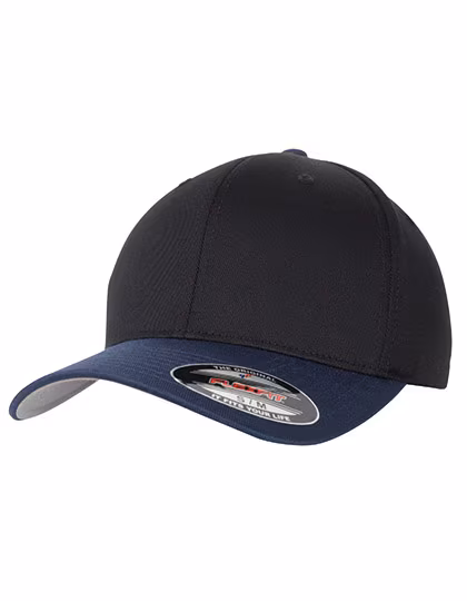 Flexfit Wooly Combed 2-Tone Cap, Black/Red S/M, FX6277T
