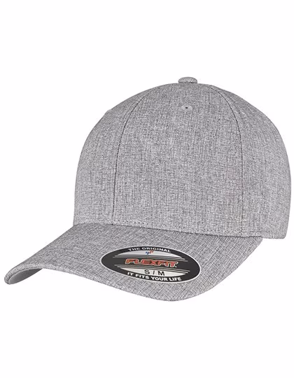 Flexfit Heatherlight Cap mit Melange-Optik, Melange Silver L/XL, FX6350