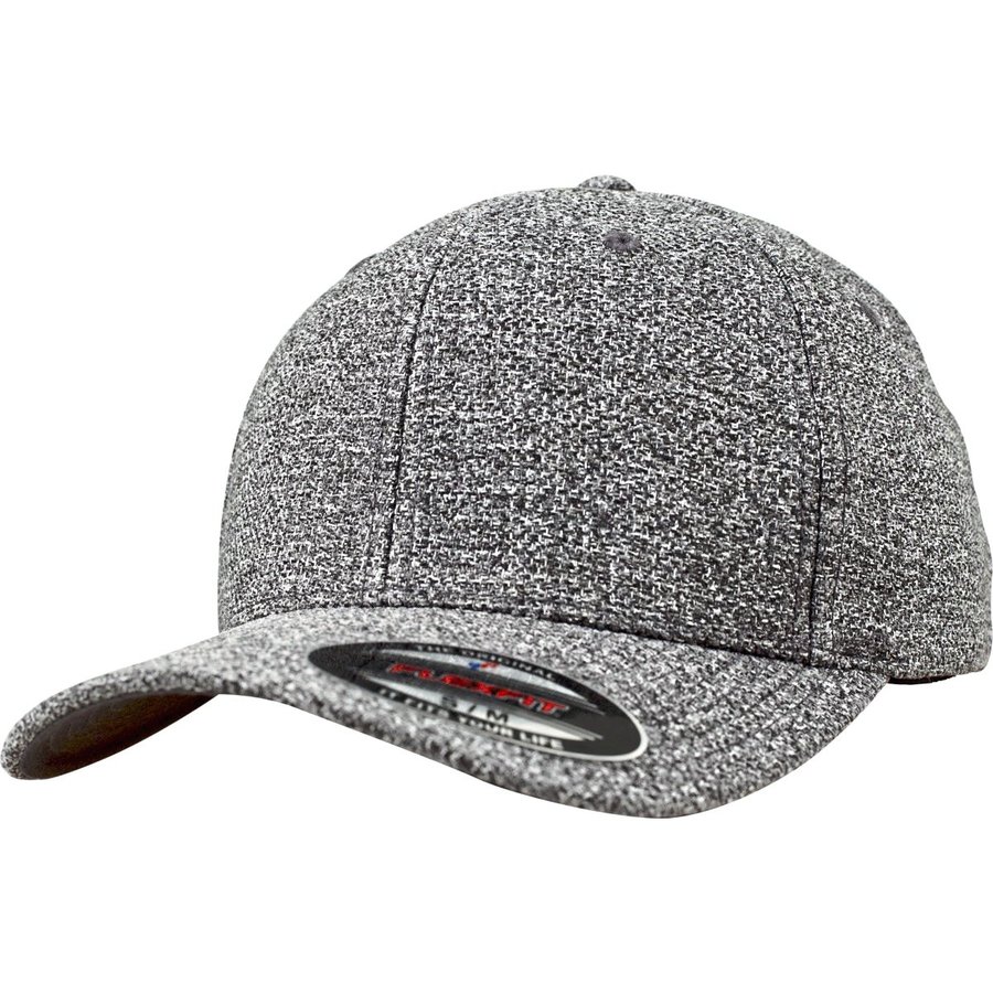 Flexfit Melange Cap mit verstärkter Front, Dark Heather Grey L/XL, FX6355
