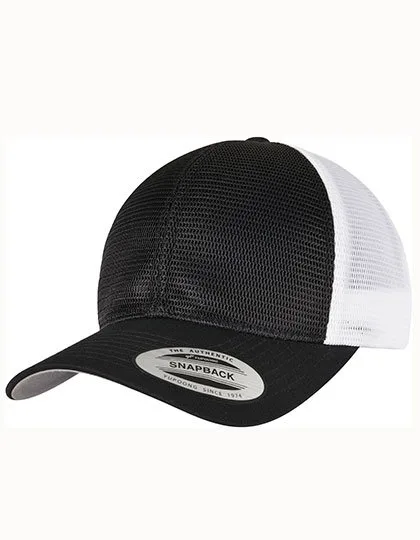 FLEXFIT 360° Omnimesh 2-Tone Cap Navy/Braun, Black/White One Size, FX6360T