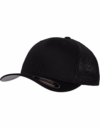 Flexfit Mesh Trucker Cap 6-Panel, Cranberry S/M, FX6511