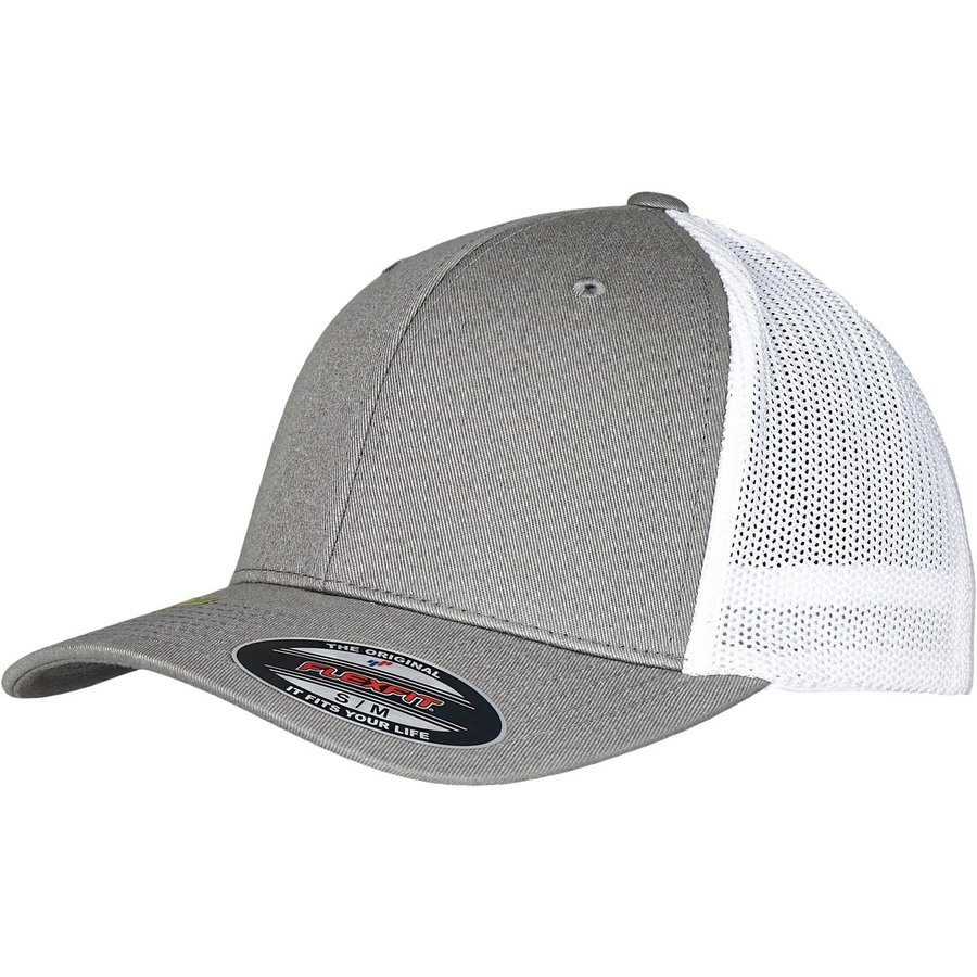 FLEXFIT Recycelte Mesh-Trucker Cap Baumwolle, Black/Black L/XL, FX6511RM