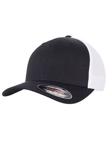 Flexfit Ultrafibre Airmesh 2-Tone Cap, Black/White S/M, FX6533T
