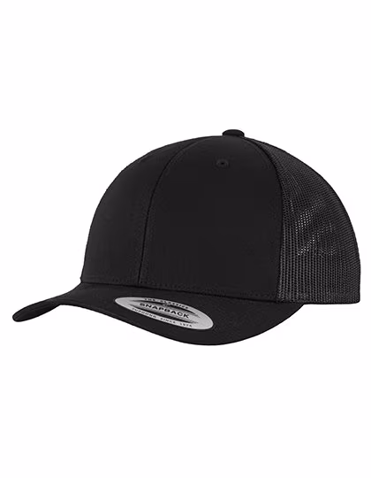 FLEXFIT Retro Trucker Cap con Design in Mesh, White Kids, FX6606