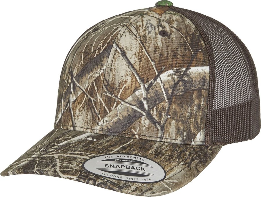 YP Classics Realtree Camo Retro Trucker Cap