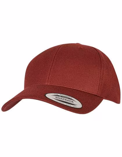 Flexfit Snapback Cap con Curved Visor, Maroon One Size, FX6789M