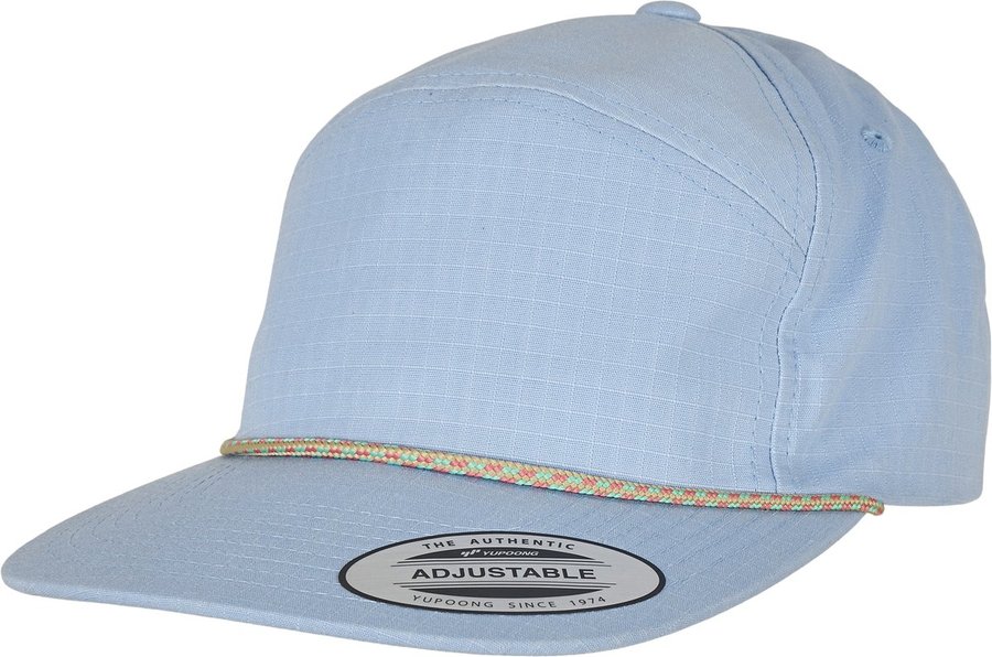FLEXFIT Cappellino Jockey Color Braid con chiusura Flexfit, Light Blue One Size, FX7005CB